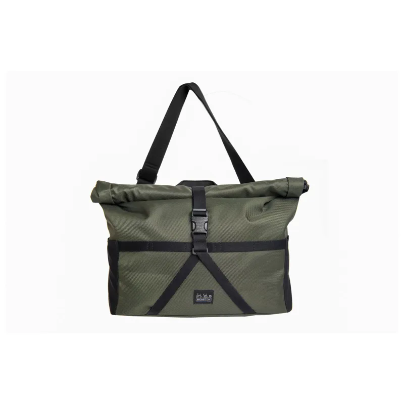 Brompton Borough Roll Top Bag Medium in Olive-3